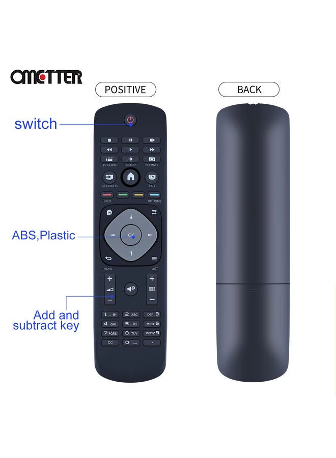 OMETTER New For PHILIPS TV Remote Control 398GR08BEPHN0006CR 50PFT4309 - Image 4