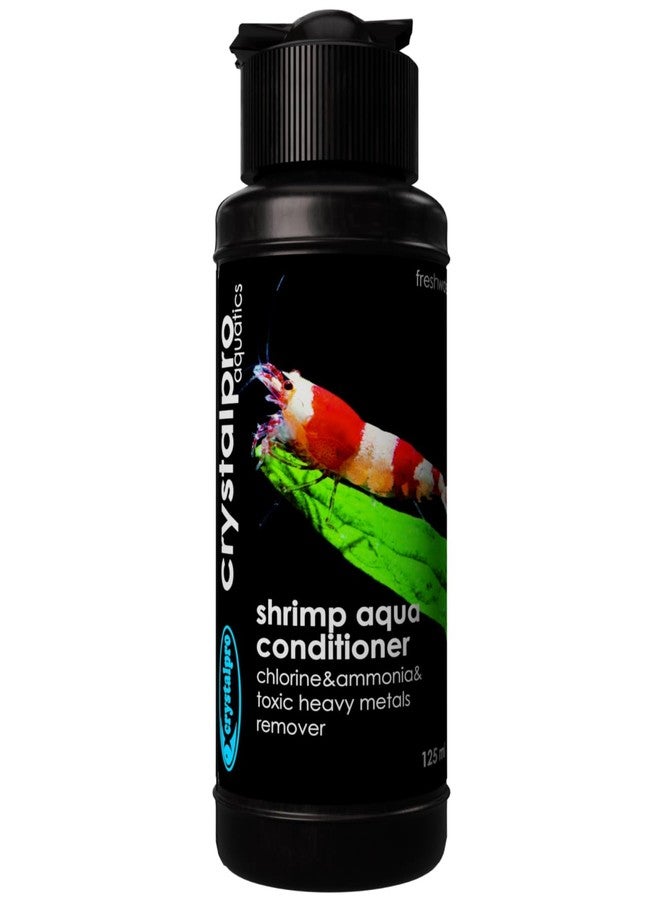 Crystalpro Shrimp Aqua Conditioner Treats 1250 Gallons - Concentrated Water Conditioner Neutralizes Chlorine and Ammonia (4.2 Oz-125 ml) for Freshwater Invertebrate Tanks - Caridina & Neocaridina - Image 1