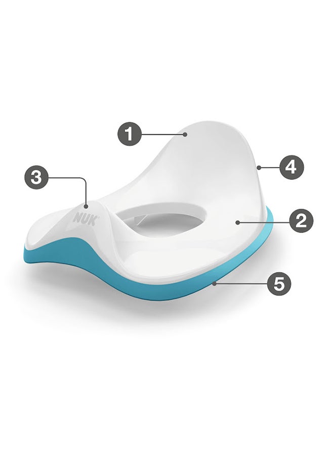 NUK Wc Trainer, Children’s Toilet Seat - Blue  - Image 3