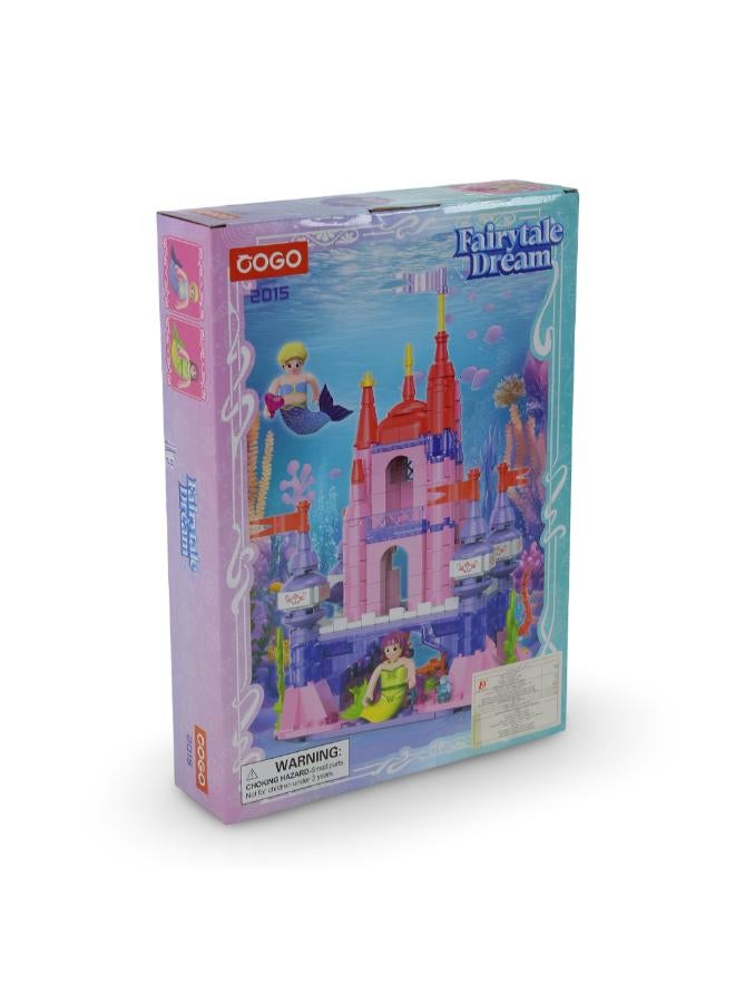 Cogo Fairytale Dream Crystal Coral Citadel Building Block Set – 424 Pcs - Image 2