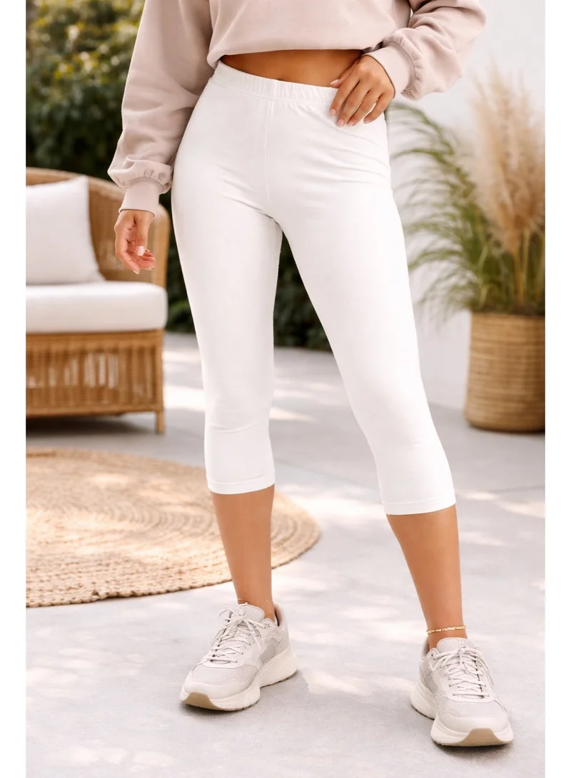 Victor And Jane  Girls’ Capri Leggings Multipack (2 Pack) – Basic Stretch Capri Leggings for Women | Best Price UAE