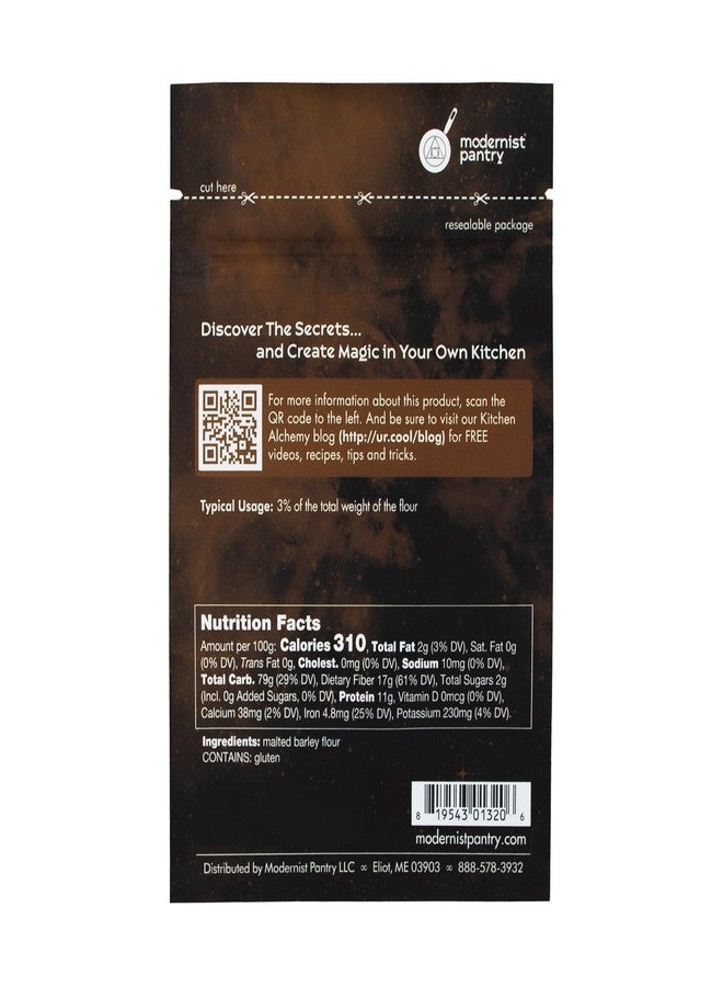 Modernist Pantry Non-Diastatic Barley Malt Powder ⊘ Non-GMO Vegan OU Kosher Certified - 50g/2oz - Image 3