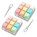 Sumgsn 2 Pcs Keyboard Fidget Toy Cute Cat Shape Clicker Fidgets 9 Keys Decompression Keyboard Fidget Keychain for Adults Relieve Stress and Anxiety - Image 2
