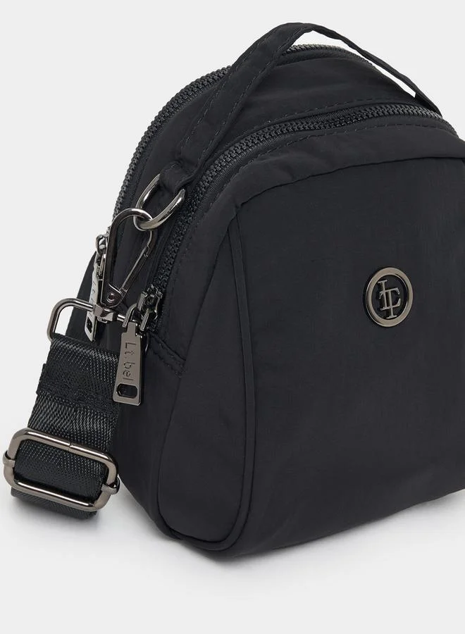 Styli Double Zip Pocket Handbag