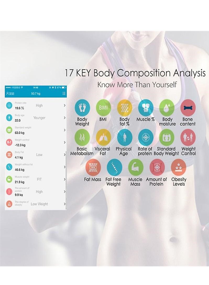 Generic Bluetooth Body Smart Electronic Weights Scale For Smart Home And Bathroom  - Image 2
