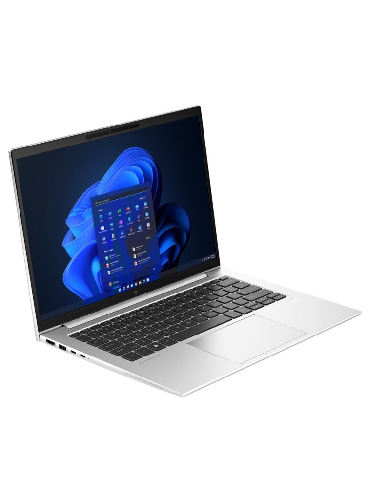 HP (Upgraded Version) EliteBook 840 G10  Laptop With 14-inch (1920x1200) IPS Display, Core i7-1355U Processor/16GB RAM DDR5/512GB NVMe SSD/Windows 11 Pro/Integrated Intel UHD Graphics/ / English/Arabic Silver - Image 2