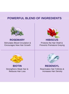 BARE ANATOMY Bare Anatomy Nature x Science Rosemary Hibiscus Hair Growth Oil for Women & Men | Helps Hair Growth & Strengthens Hair | Nourishes Scalp & Controls Hair Fall | Suitable for All Hair Types-100ml  - Image 4
