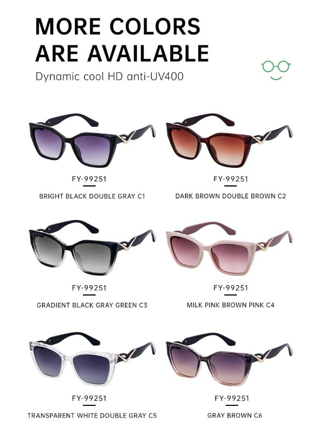 xozgdovg - Women's Oversized Sunglasses - Image 1