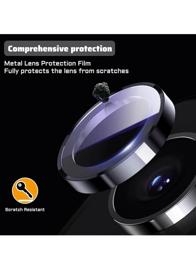Tempered Glass [2+1 Pack] Camera Lens Protector for Motorola Edge 50 Ultra Screen Protector and HD Invisible Frame Tempered Glass Screen Protector for Motorola Moto Edge 50 Ultra