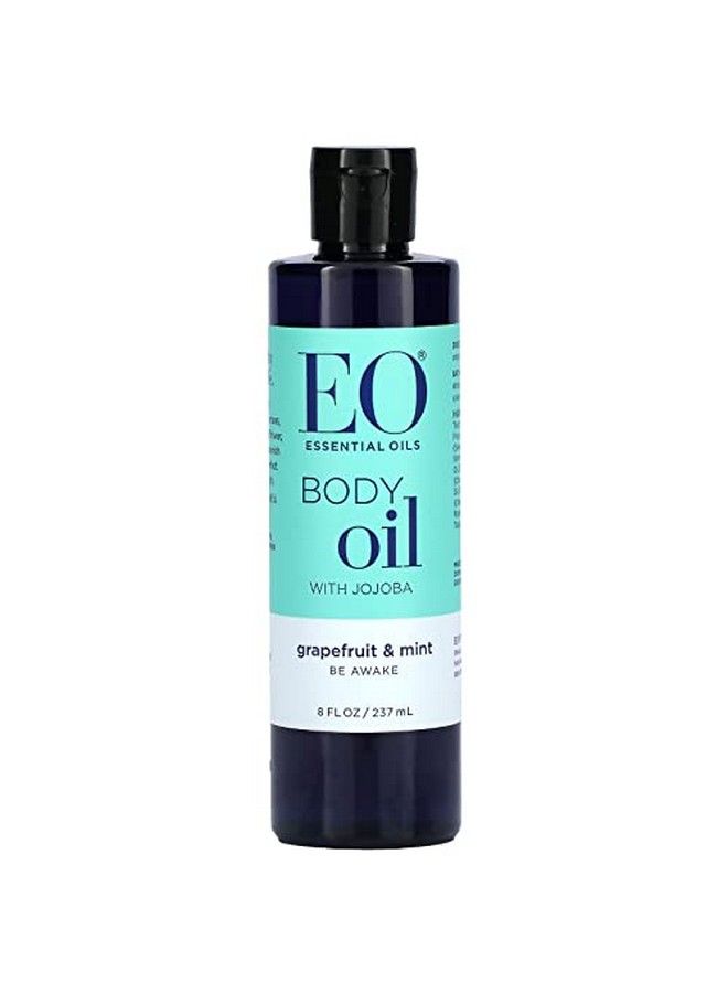 EO Grapefruit And Mint Body Oil With Jojoba 8 Fz - Image 1