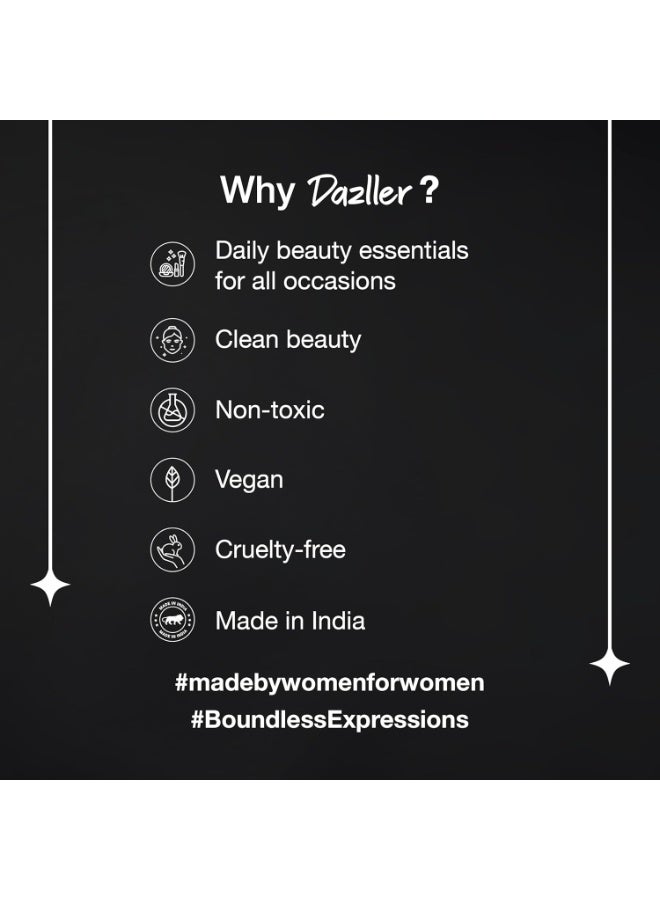 Dazller All Day Lipcolour Quick Dry|Moisturizing Kokum Butter|Non-Transfer & Smudge-proof|8hr stay|Liquid Lipstick for Women|QDLC034 Avelana|6g - Image 4