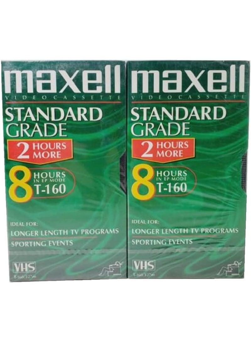 Maxell T-160 Std Standard Grade Videocassette - Image 2