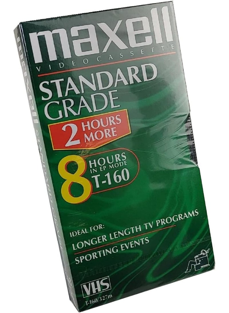 Maxell T-160 Std Standard Grade Videocassette - Image 1