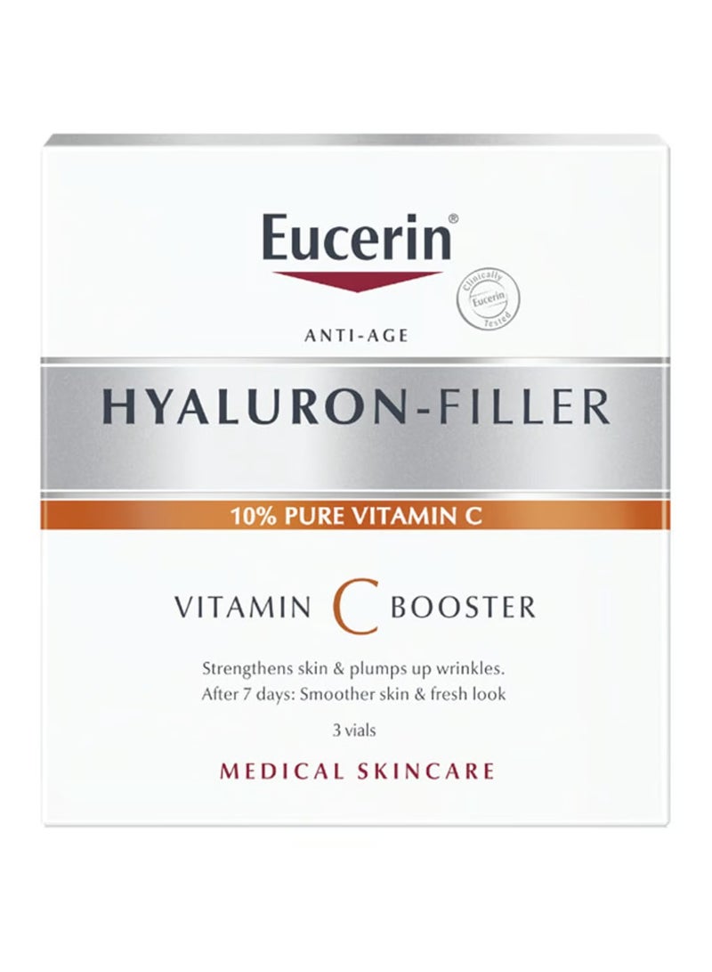 Eucerin Eucerin Hyaluron-Filler Vitamin C Booster – Anti-Aging Face Serum with Hyaluronic Acid, 3x8ml - Image 2