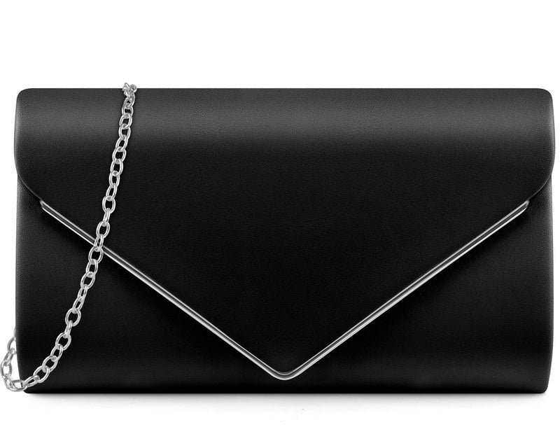TINDTOP Clutch Purses for Women, PU Leather Formal Evening Bags Shoulder Party Handbags Wedding Cocktail Prom Clutches - Image 1