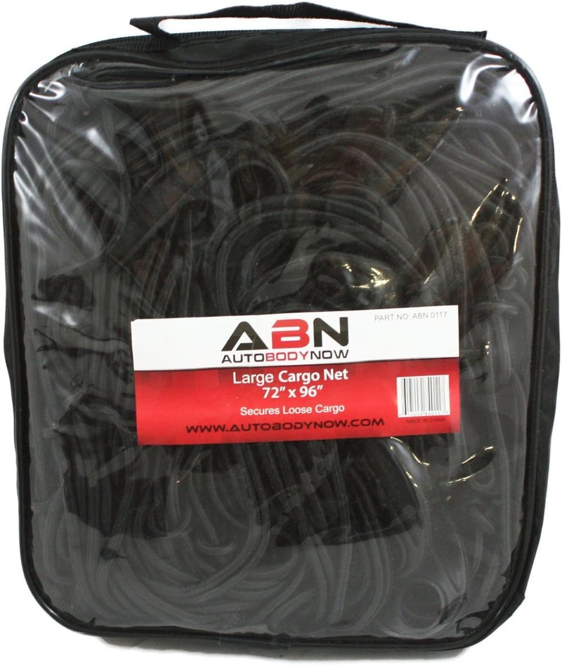 ABN Cargo Net with Nylon Hooks, 72 x 96in for Trailers, Pickup Trucks, Rooftops, More – Heavy-Duty, Multi-Purpose - Image 3