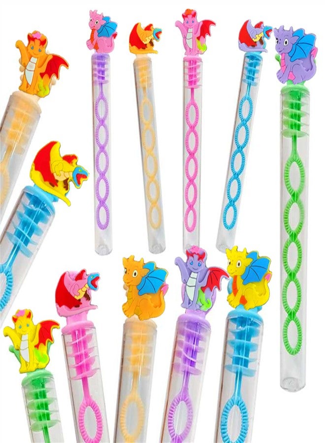 HOZKEAP 24 Packs Bulk Mini Funny Dragons Shape Bubble Wands, Boys and Girls Holiday Party Favors Student Summer Party Supply - Image 1