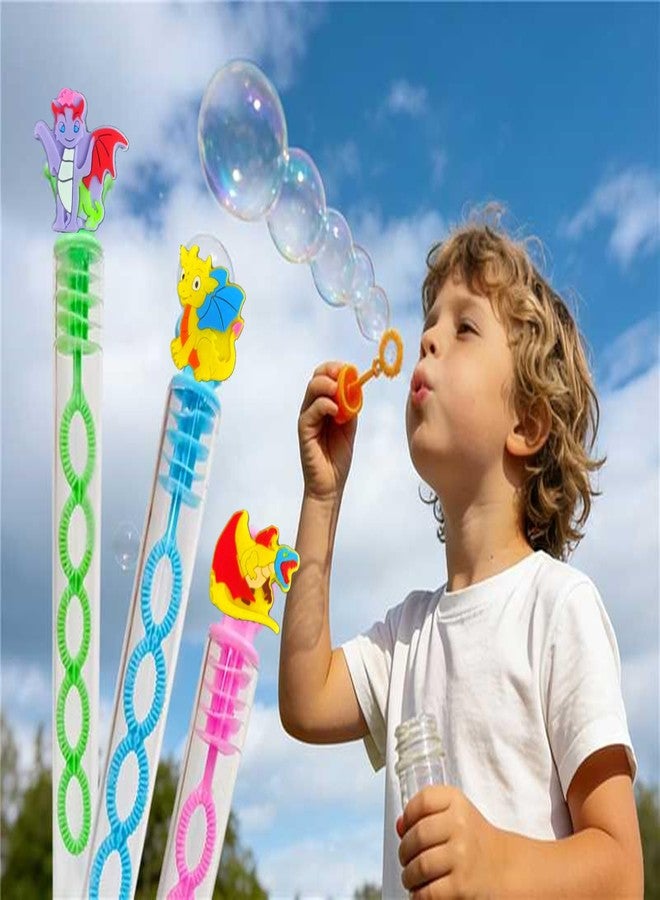 HOZKEAP 24 Packs Bulk Mini Funny Dragons Shape Bubble Wands, Boys and Girls Holiday Party Favors Student Summer Party Supply - Image 4