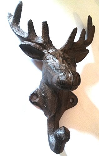 Upper Deck Antique Reproduction Cast Iron Buck Deer Wall Hook by Upper Deck - Image 4