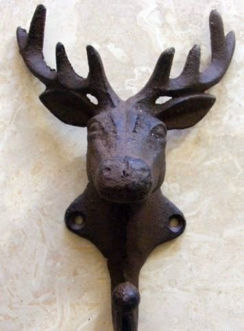 Upper Deck Antique Reproduction Cast Iron Buck Deer Wall Hook by Upper Deck - Image 2