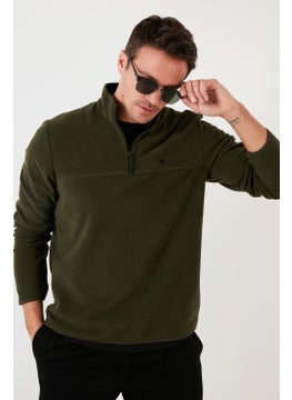 Slim Fit Anti-Pilling Non-Pilling Bato Collar Winter Raised Polar Fleece Men's POLAR 5906001