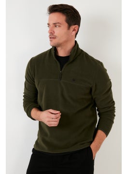 Buratti Slim Fit Anti-Pilling Non-Pilling Bato Collar Winter Raised Polar Fleece Men's POLAR 5906001  - Image 2