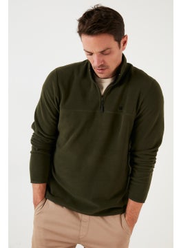 Buratti Slim Fit Anti-Pilling Non-Pilling Bato Collar Winter Raised Polar Fleece Men's POLAR 5906001  - Image 4