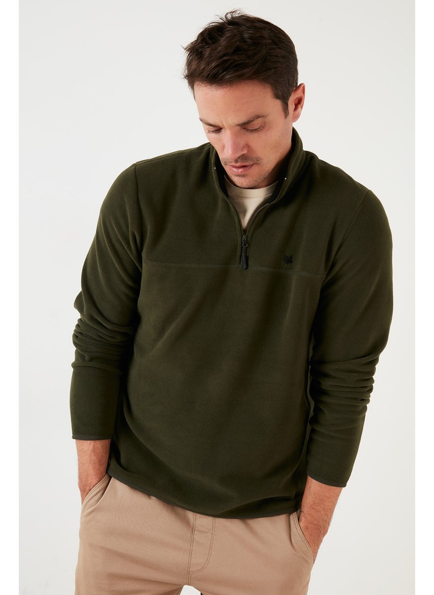 Buratti - Slim Fit Anti-Pilling Non-Pilling Bato Collar Winter Raised Polar Fleece Men's POLAR 5906001 - Image 1