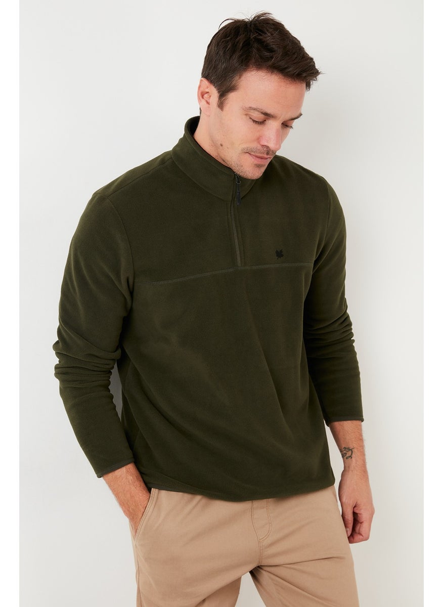 Buratti - Slim Fit Anti-Pilling Non-Pilling Bato Collar Winter Raised Polar Fleece Men's POLAR 5906001 - Image 1