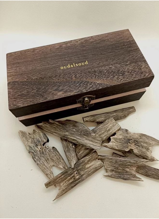 OUDALSOUD 60g Cambodian AAA Grade Agarwood and Prayer Beads Gift Set  - Image 4