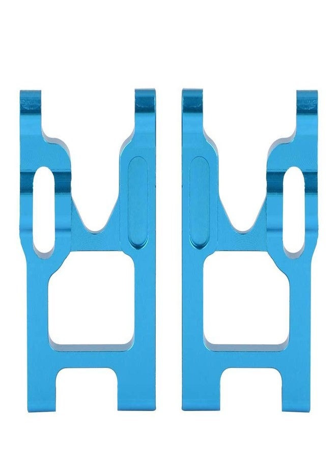 Dilwe RC Car Front Suspension Arms, 2 Pcs Aluminium Alloy Front Suspension Arms with Screws for Wltoys 12428 / FY03 RC Car Upgrade Accessory(Blue) - Image 4