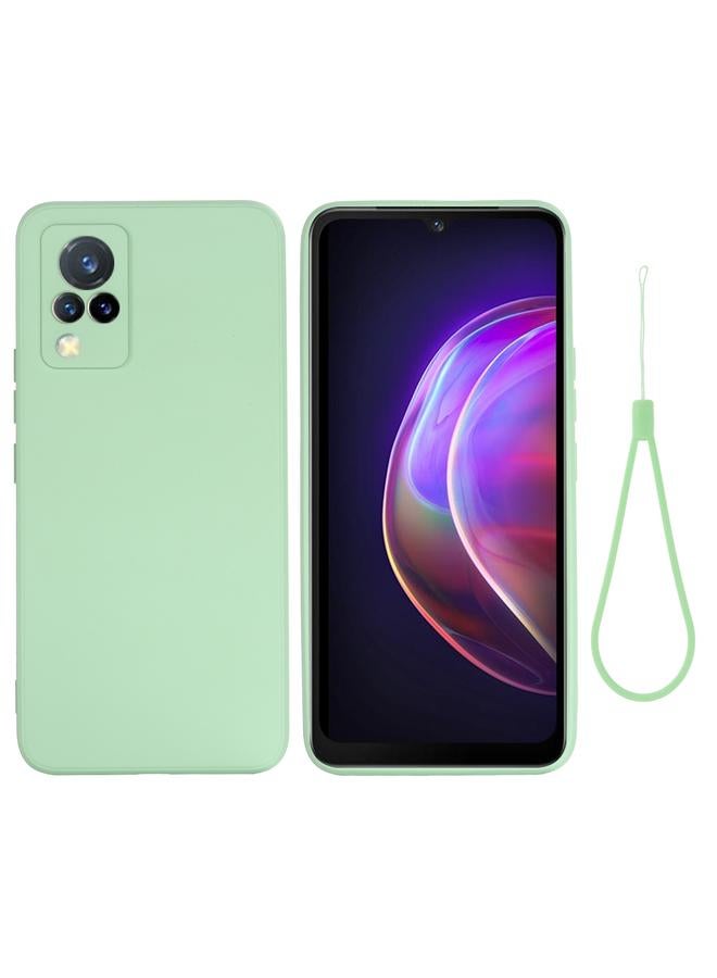 erorex Case For vivo V21 5G / 4G Solid Color Liquid Silicone Shockproof Full Coverage Protective Case - Image 2