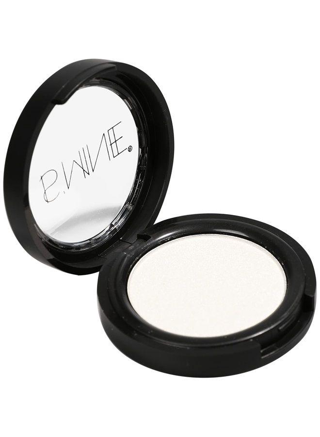 IS'MINE ISMINE Single Eyeshadow Powder Palette Shimmer Pearl White, High Pigment, Longwear Single White Eye Makeup for Day & Night (#01) - Image 4
