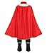 Akokvlar 9 Pcs Prince Charming Costume for Boys Medieval Royal King Outfits for Kids Red 78 Years - Image 4