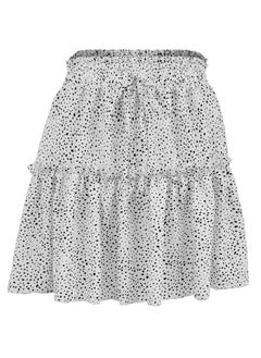 White/Black Polka Dot