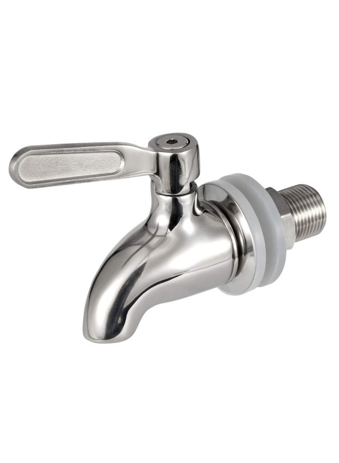 OAK LEAF Beverage Dispenser Spigot 2-Pack Silver 101208 - Image 2