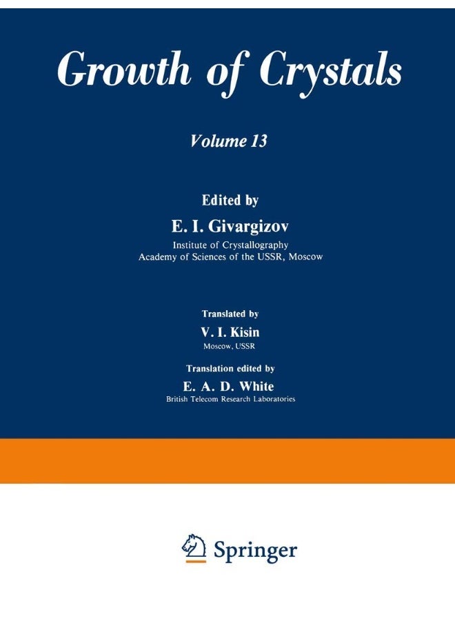 Growth of Crystals: Volume 13 
