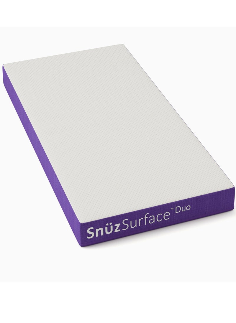 Snuz مرتبة سرير المهد المزدوجة من سنوزسورفيس سنوزكوت 68 × 117 سم مع سطح مقاوم للماء  - Image 1