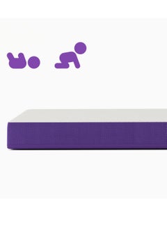 Snuz Surface Duo Dual Sided Infant Cot Bed Mattress Kot, 3D Breathable Surface, Waterproof Surface, Suitable From 0 To 4 Yrs, White/Purple, 68 X 117 X 11 Cm  - Image 2