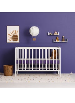 Snuz Surface Duo Dual Sided Infant Cot Bed Mattress Kot, 3D Breathable Surface, Waterproof Surface, Suitable From 0 To 4 Yrs, White/Purple, 68 X 117 X 11 Cm  - Image 4