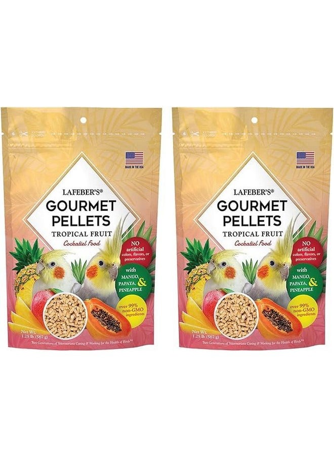 لافيبيرز حبيبات طيور الكوكتيل من LAFEBER'S (1.25 رطل (عبوة من قطعتين)، حبيبات فواكه استوائية)  - Image 1