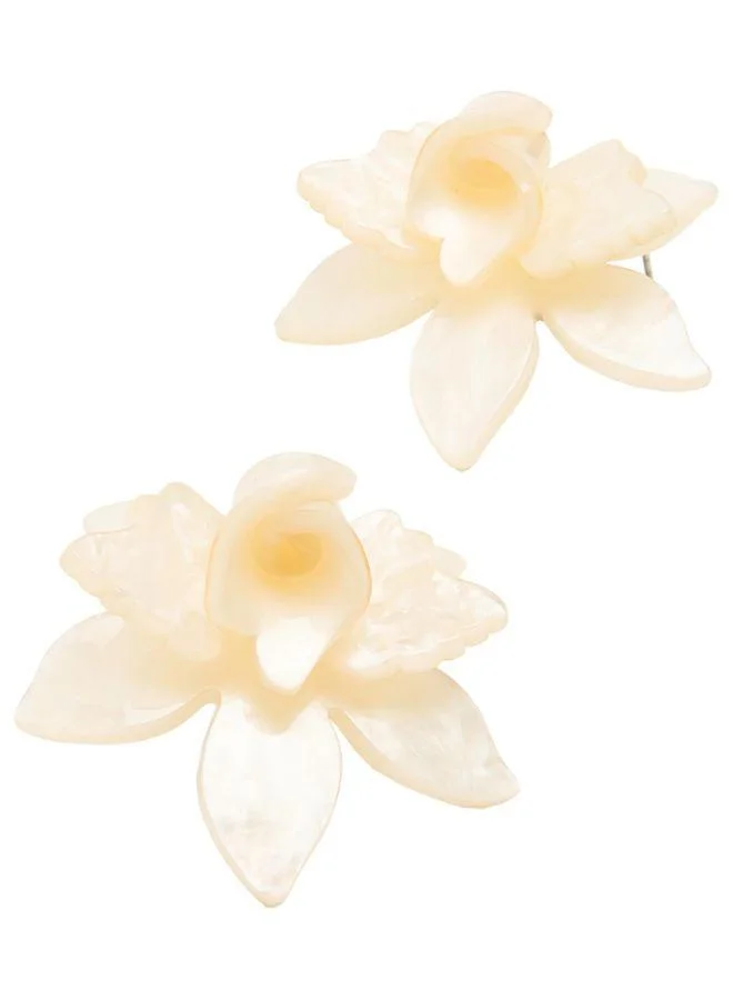 PARFOIS Maxi Flower Hoop Earrings