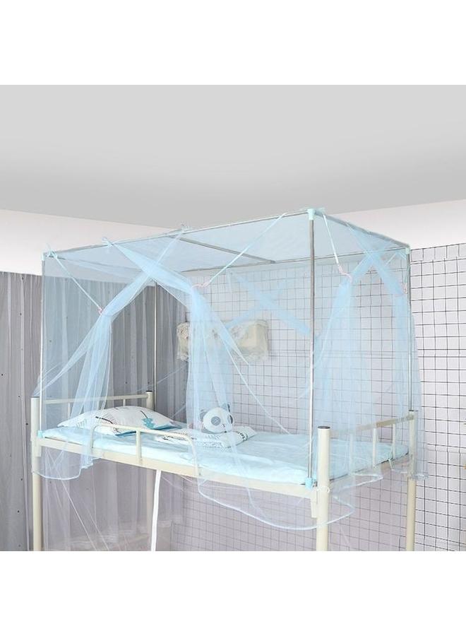 Bluejw Mosquito Net Student Dormitory Upper Bed Side Door Zipper 0.9m Female Single Bed Dormitory Upper And Lower Bed Bracket Rod New Product - Image 1