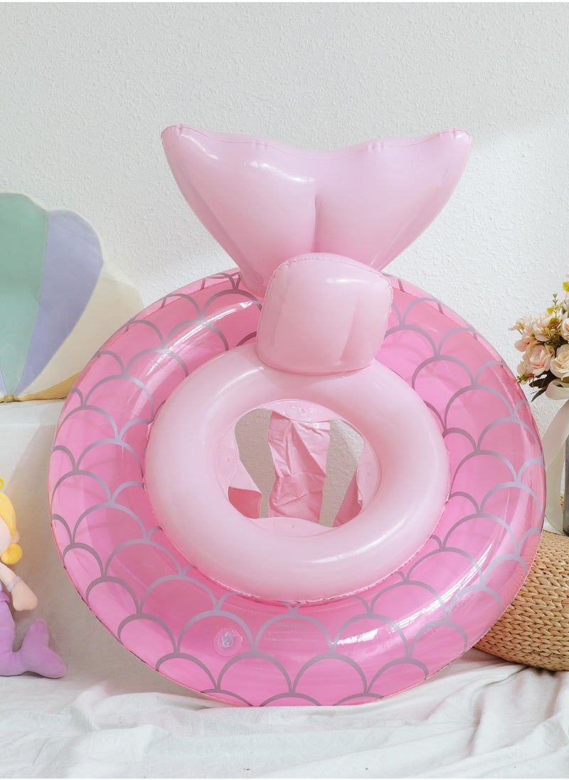 General Inflatable Pool Float Swimming Ring Cute Pool Tubes Toys Pool Floats Ring Toys Summer Beach Swimming Pool Floats Summer Lounge Raft Decorations Party Supplies (Mermaid Swimming Ring)  - Image 3