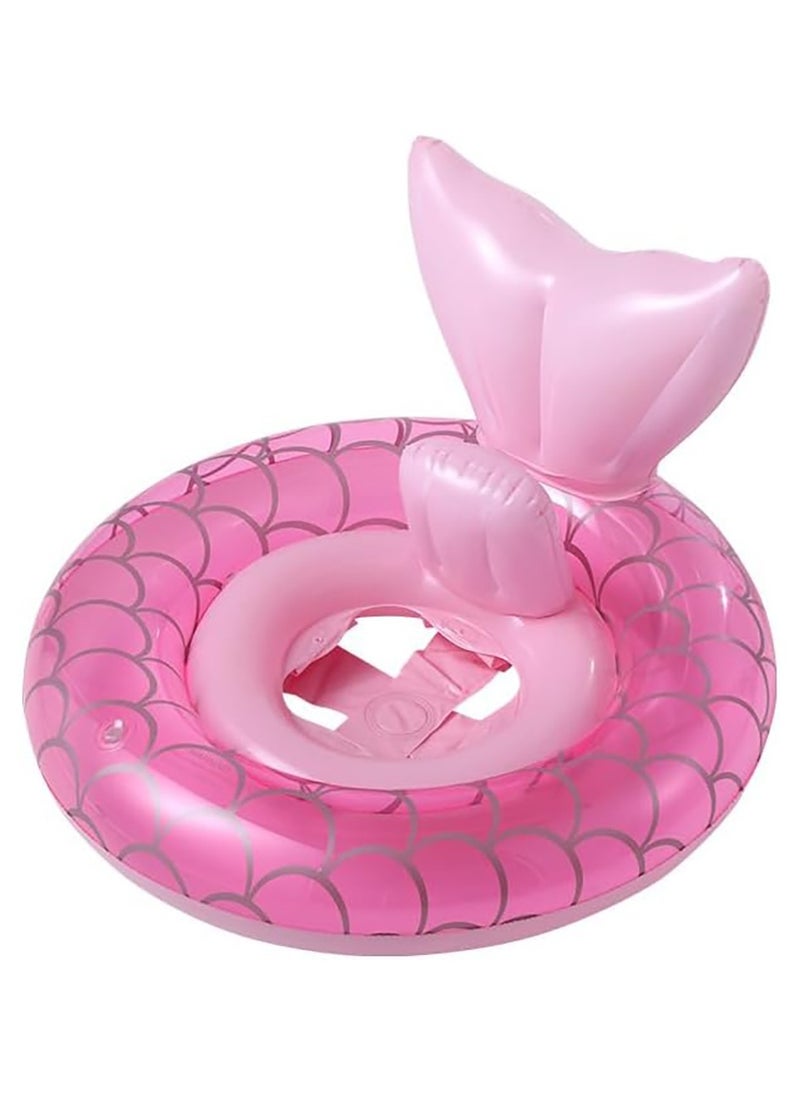 General Inflatable Pool Float Swimming Ring Cute Pool Tubes Toys Pool Floats Ring Toys Summer Beach Swimming Pool Floats Summer Lounge Raft Decorations Party Supplies (Mermaid Swimming Ring)  - Image 1