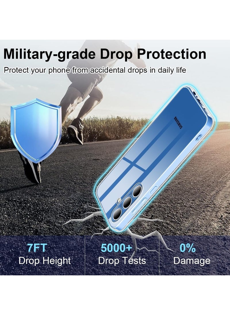 Samsung Galaxy A26 Clear Case Soft Flexible TPU Shockproof Transparent Back Cover Compatible for Samsung Galaxy A26