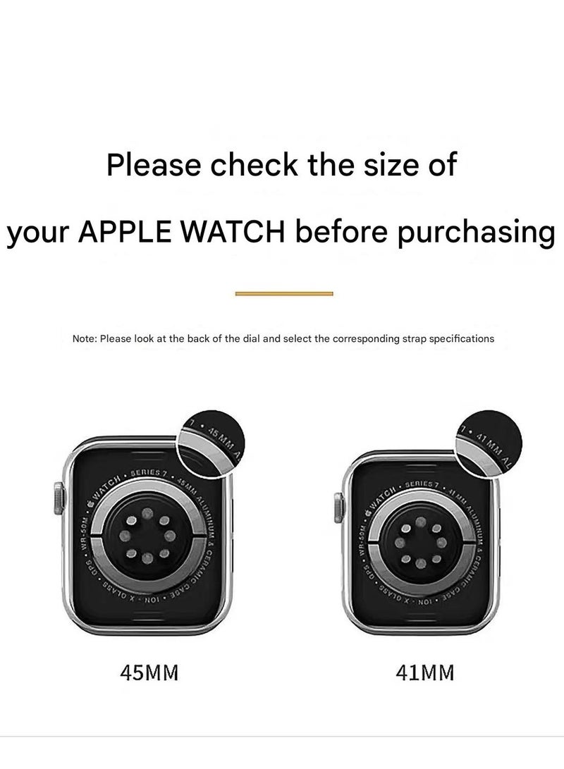 Watch Band Compatible for Apple Watch Series Band 38mm 40mm 41mm 42mm women, Genuine Leather Double Tour Designed Slim Replacement Strap for iWatch Series10 9 8 7 6 SE - Image 5
