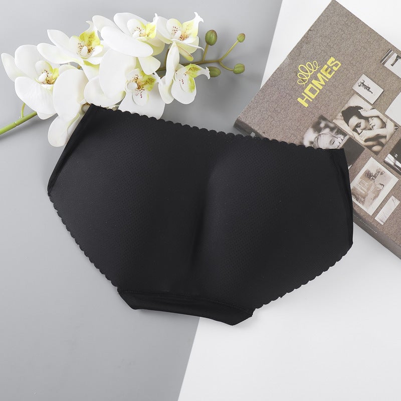 Low-Waist Butt-Lifting Pants With Fake Butt Fixed Sponge Pads, Peach Butt Pants, Fake Butt Briefs - Image 1