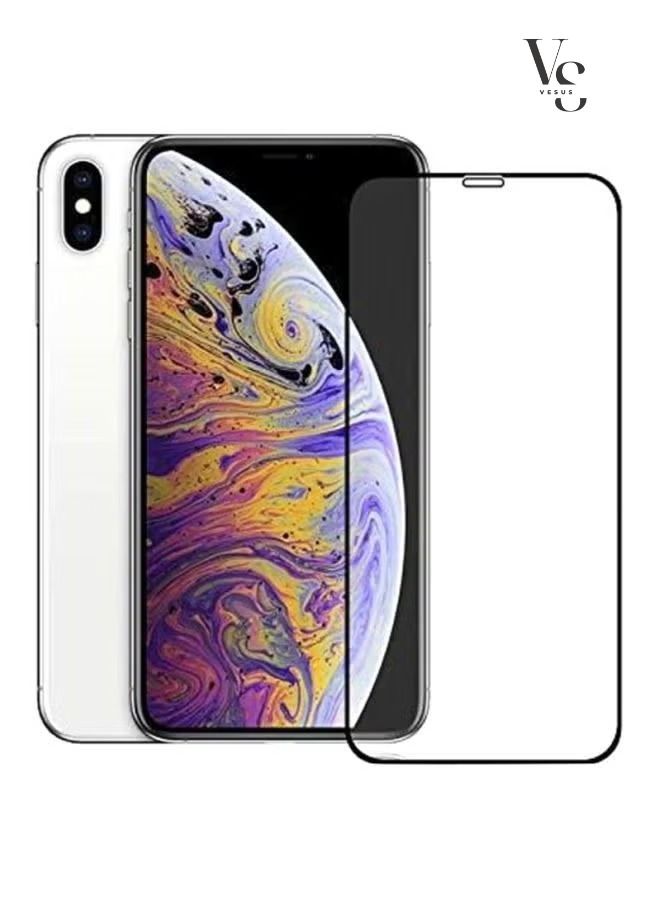 فيسوس واقي شاشة زجاجي مقوى لهاتف iphone Xs Max شفاف / أسود