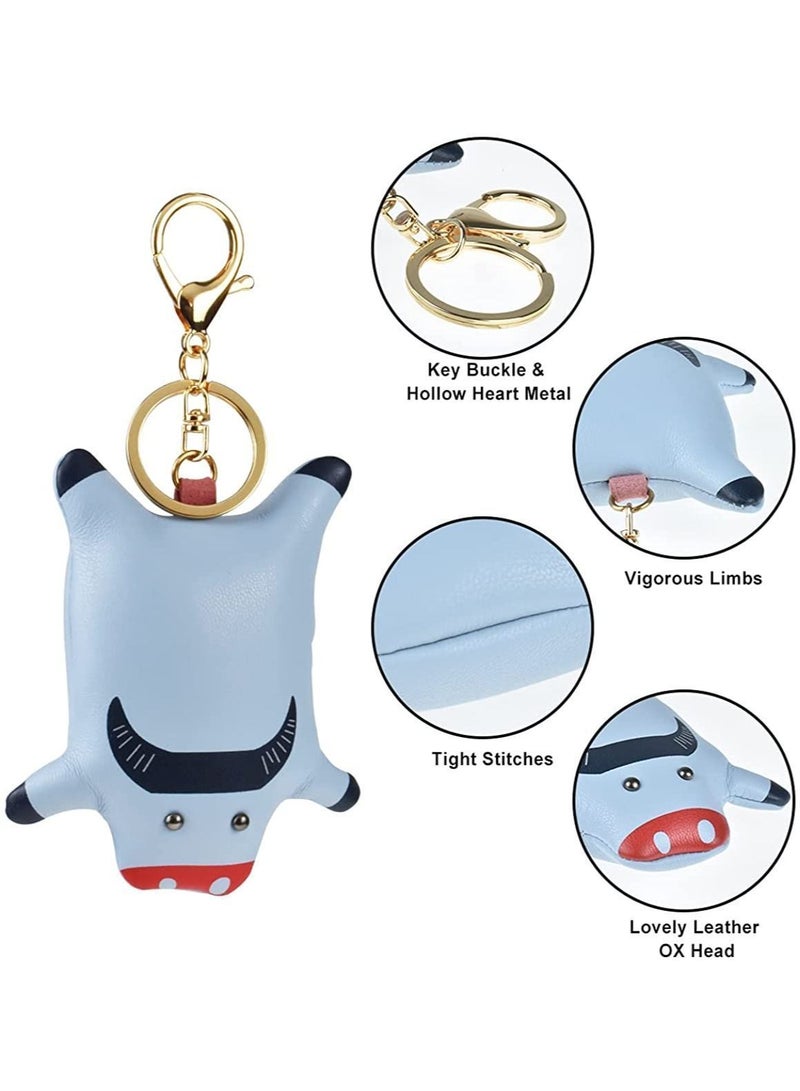 Y&D Animal Keychain, Cartoon Cute Keychain with Key Ring for Car Accessories Bag Charm Pendant Chain Gifts Men Women Kids - Image 2